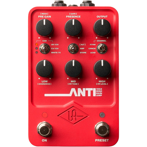 ギター UAFX ANTI 1992 High Gain Amp Universal Audio ANTI 1992 High Gain Amp | Music Experience Online