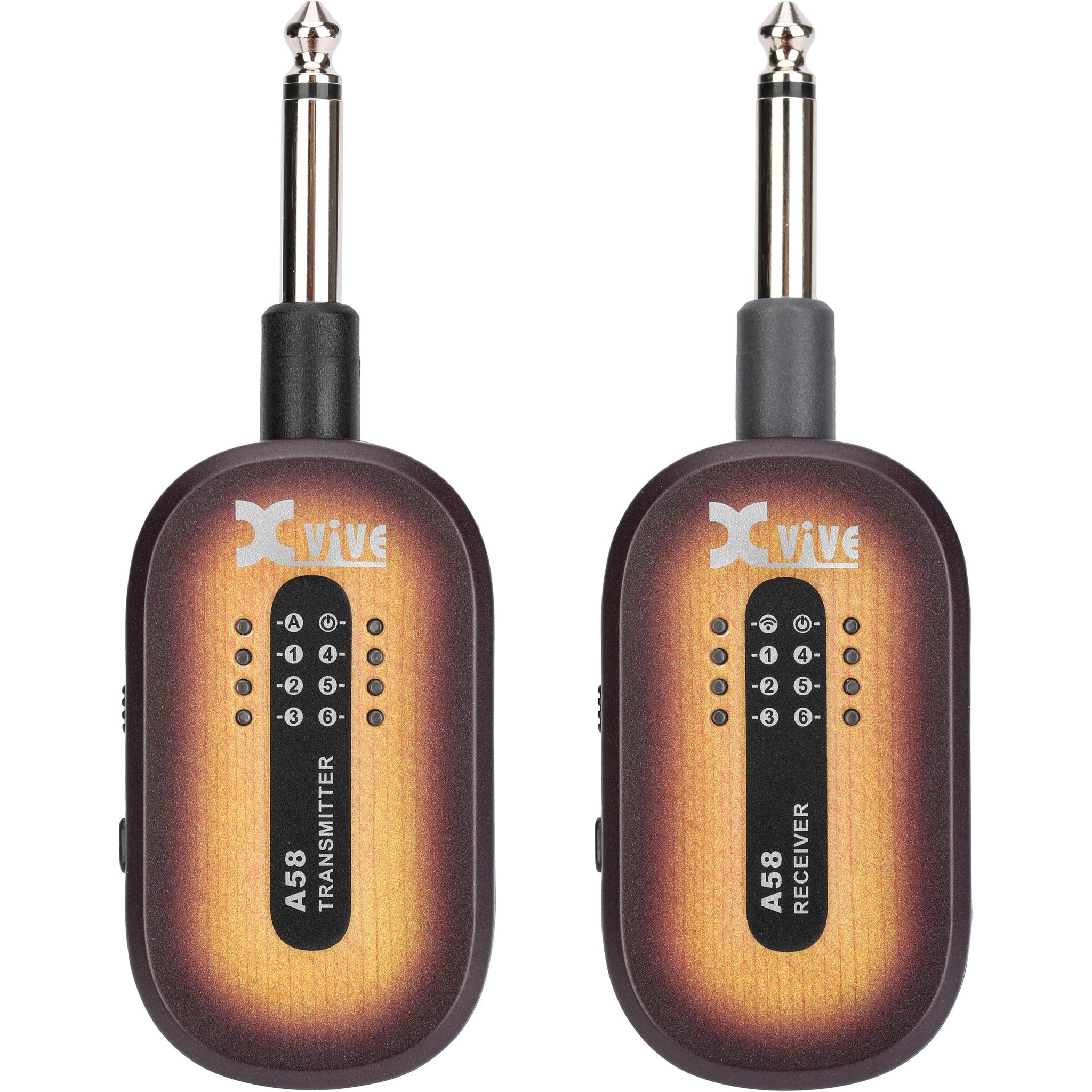 Xvive AC58 Wireless Guitar System with Charging Case - Sunburst | Music Experience Online | South Africa