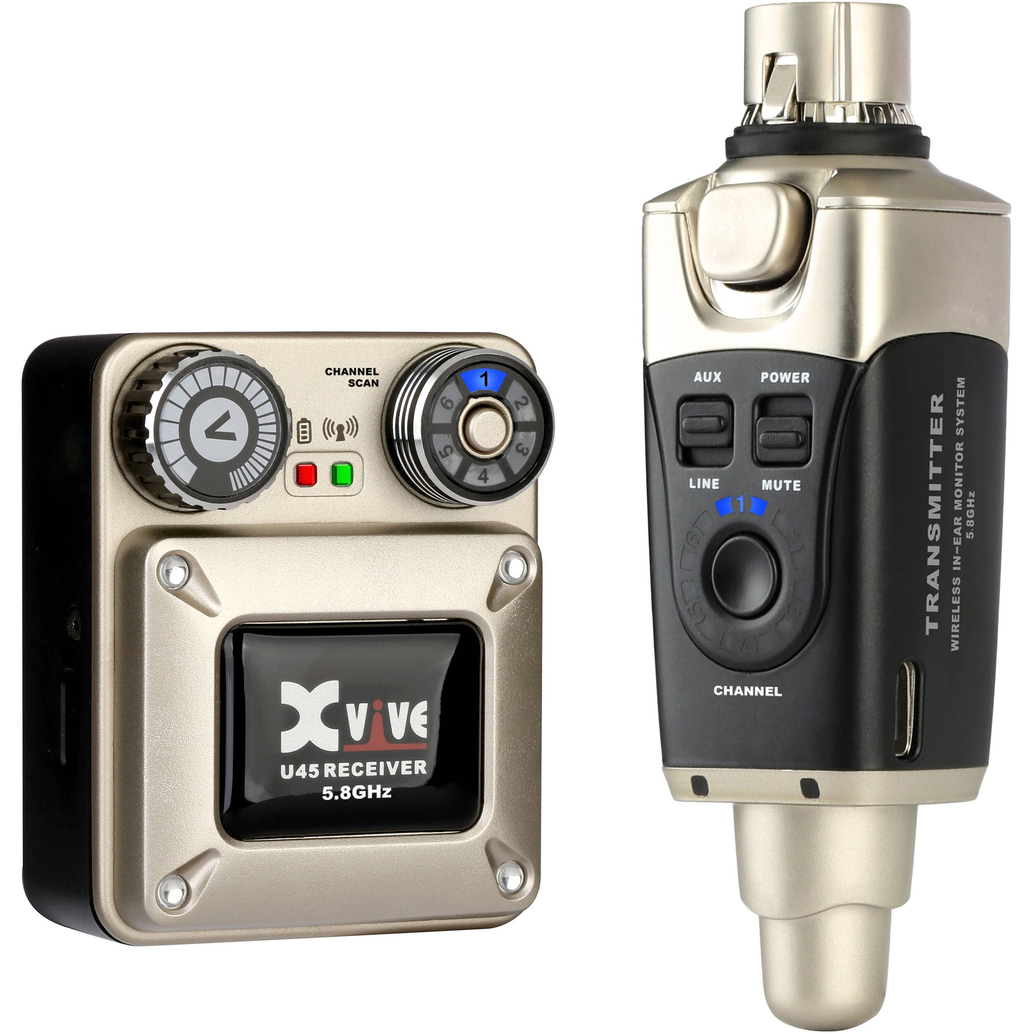 Xvive U45 Wireless In-ear Monitoring System - 5.8GHz | Music Experience Online | South Africa