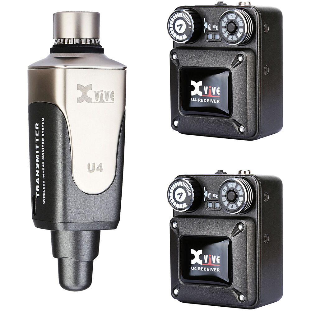 Xvive U4R2 Wireless In-Ear Monitoring System with 2 Receivers | Music Experience Online | South Africa
