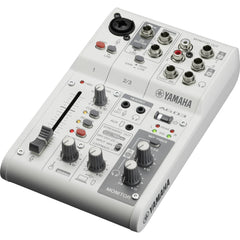 Yamaha AG03MK2 White Live Streaming Mixer | Music Experience | Shop Online | South Africa