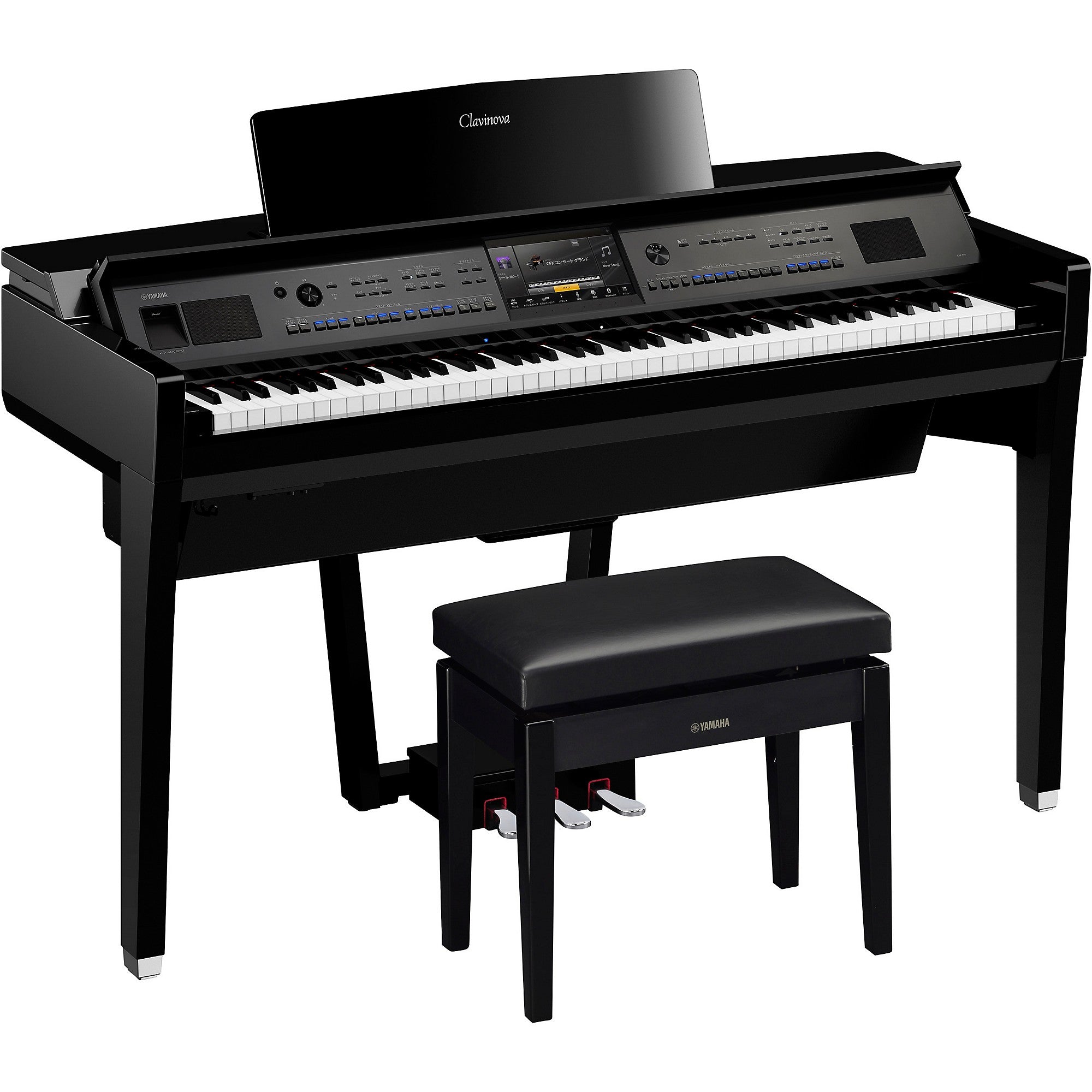 Yamaha Clavinova CVP-909PE Digital Home Piano Polished Ebony | Music Experience | Shop Online | South Africa
