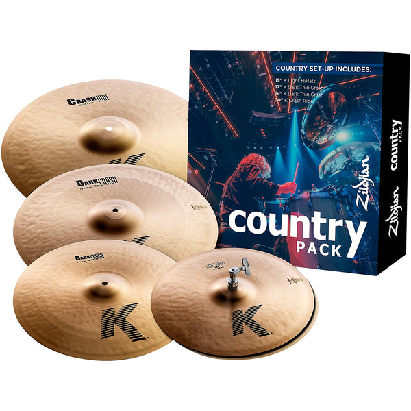 Zildjian K0801C K Zildjian Country Cymbal Pack | Music Experience | Shop Online | South Africa