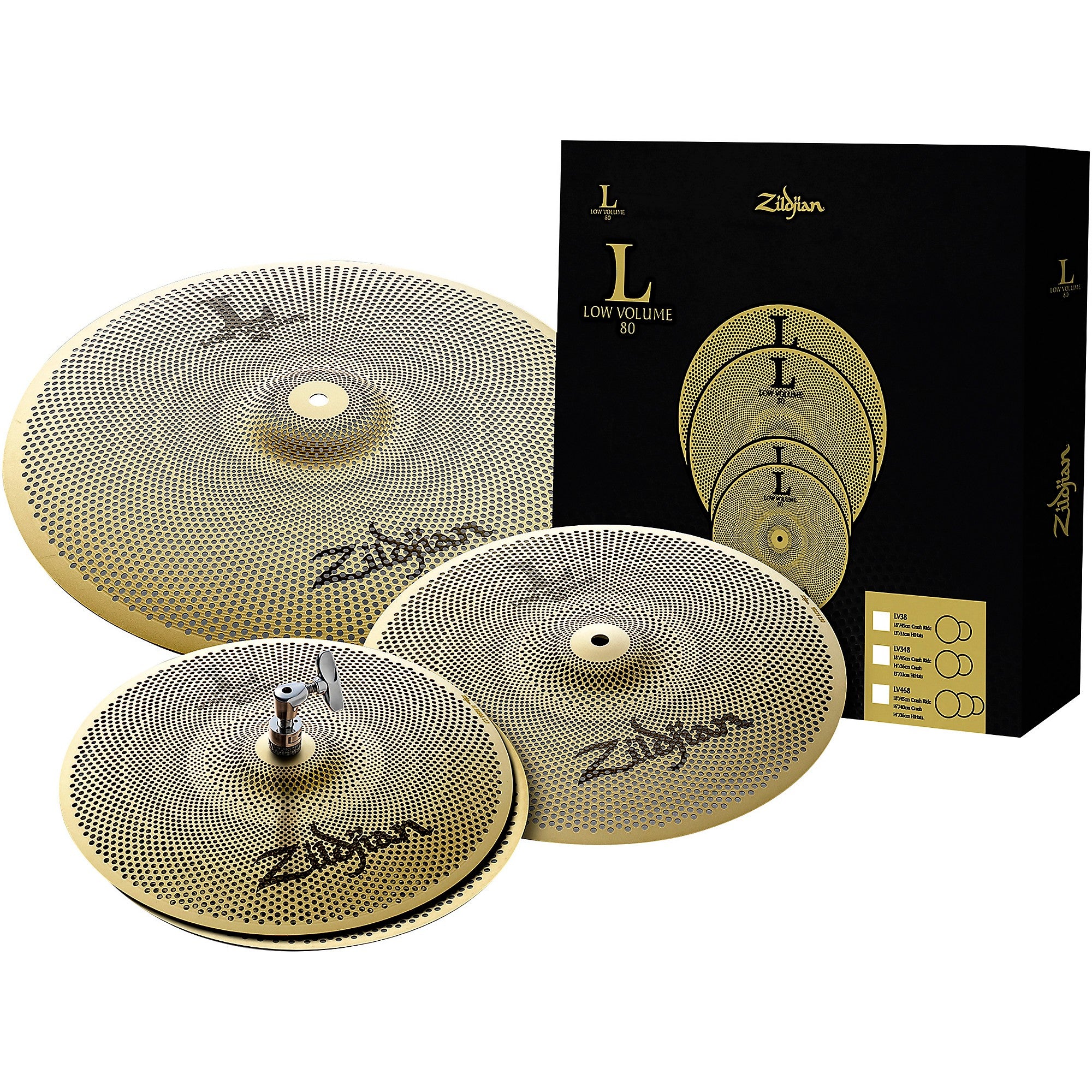 Zildjian LV348 L80 Low Volume Cymbal Pack | Music Experience | Shop Online | South Africa