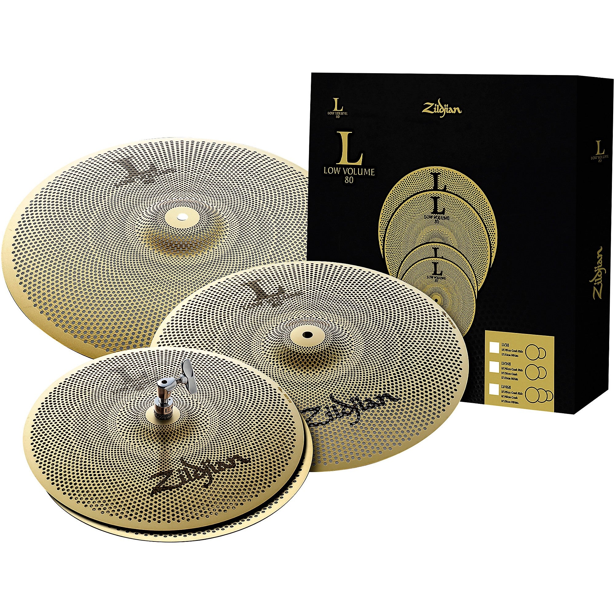 Zildjian LV468 L80 Low Volume Cymbal Pack | Music Experience | Shop Online | South Africa