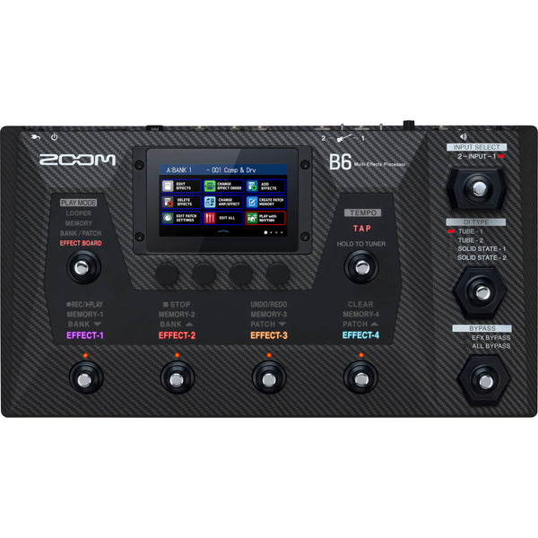 Zoom B6 Bass Multi-effects Processor | Music Experience | Shop Online | South Africa