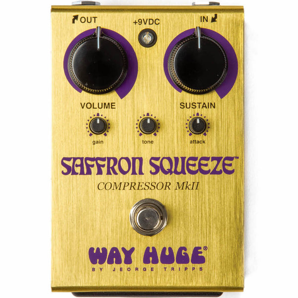 Way Huge Saffron Squeeze Compressor Pedal WHE103