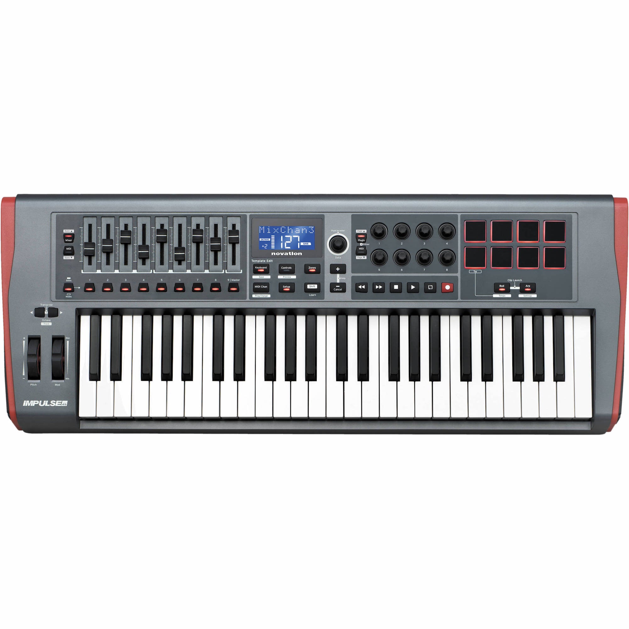 Novation Impulse 49 USB MIDI Keyboard Controller | Music Experience Online | South Africa