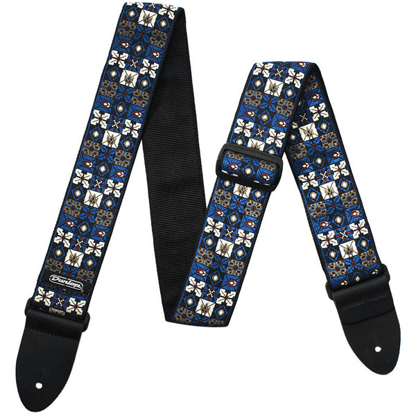 Dunlop D6701BL Winterland Blue Jacquered Strap