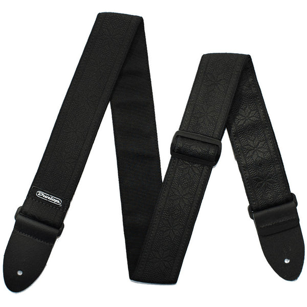 Dunlop D6702BK Fillmore Double Black Jacquered Strap