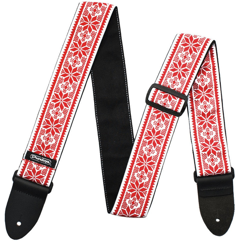 Dunlop D6702RD Fillmore Red Jacquered Strap