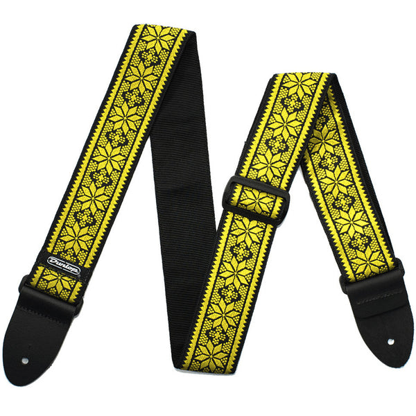 Dunlop D6702YE Fillmore Yellow Jacquered Strap