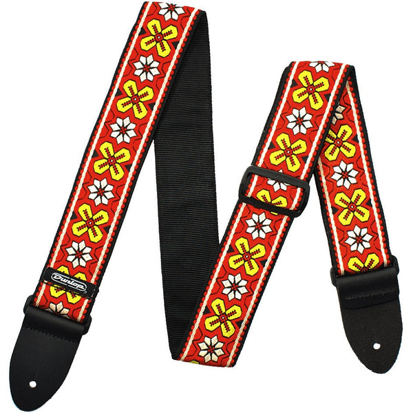 Dunlop D6703RD Avalon Red Jacquered Strap