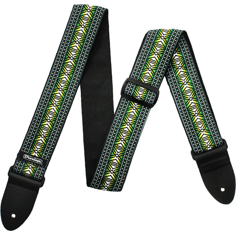 Dunlop D6704GN Matrix Green Jacquered Strap