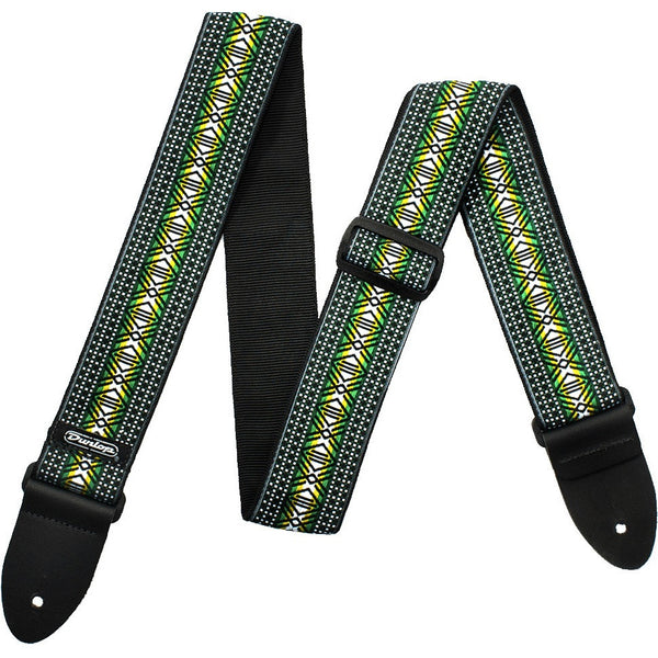Dunlop D6704GN Matrix Green Jacquered Strap