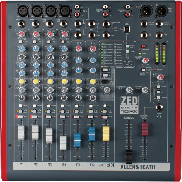 Allen & Heath ZED60-10FX Multipurpose Mixer with FX | Music Experience | Shop Online | South Africa