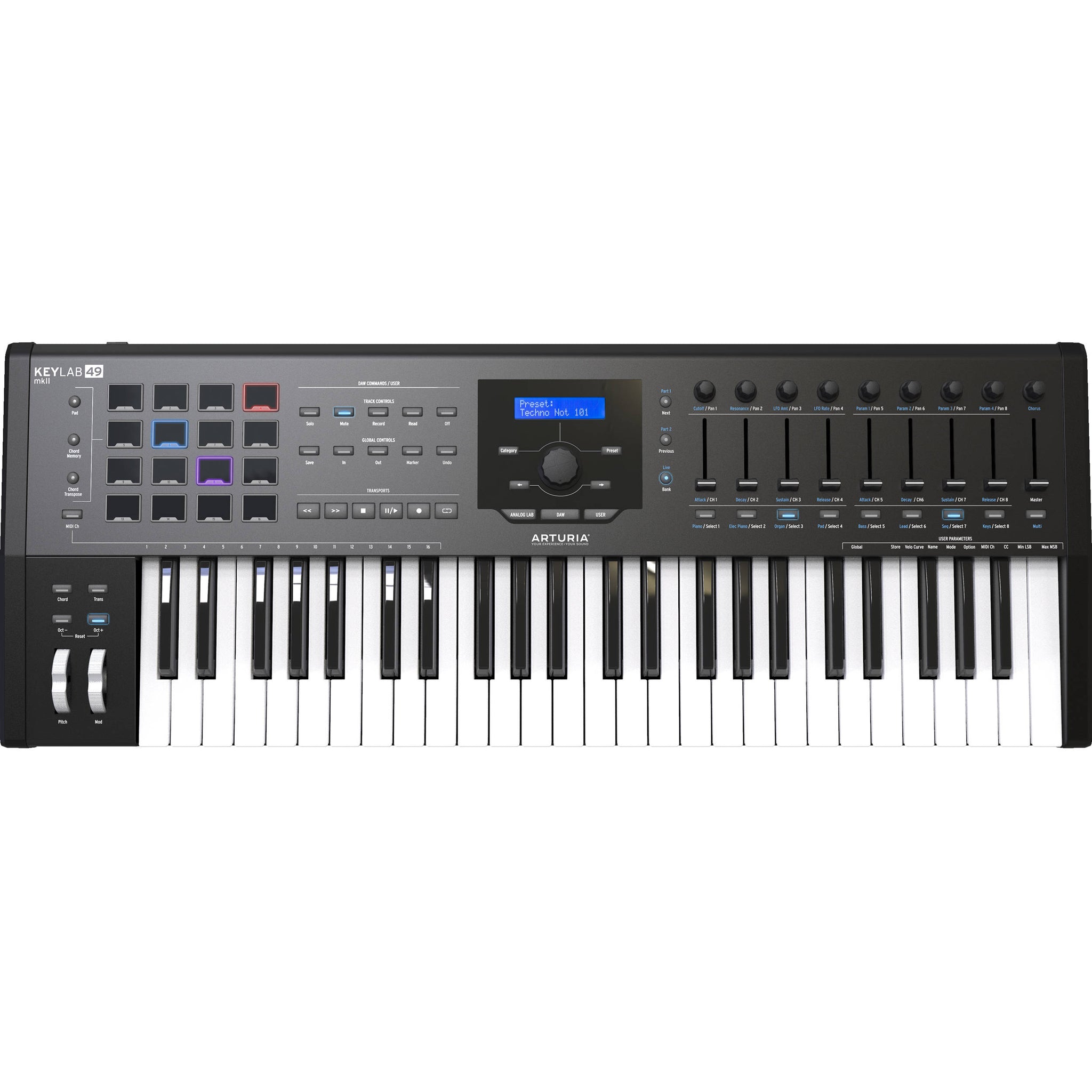 Arturia KeyLab 49 MKII Black Keyboard Controller | Music Experience | Shop Online | South Africa