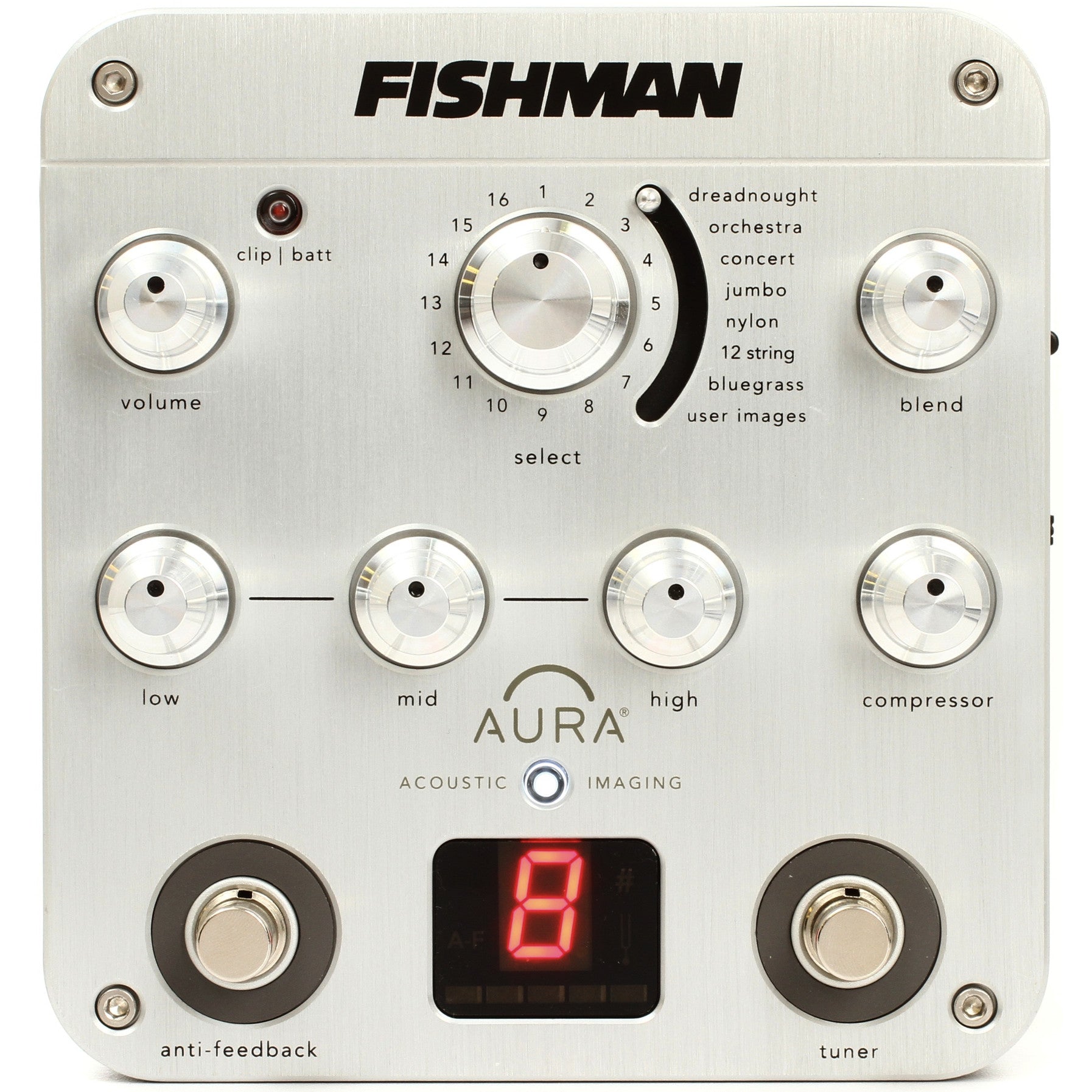 Fishman Aura Spectrum DI Imaging Pedal with D.I.