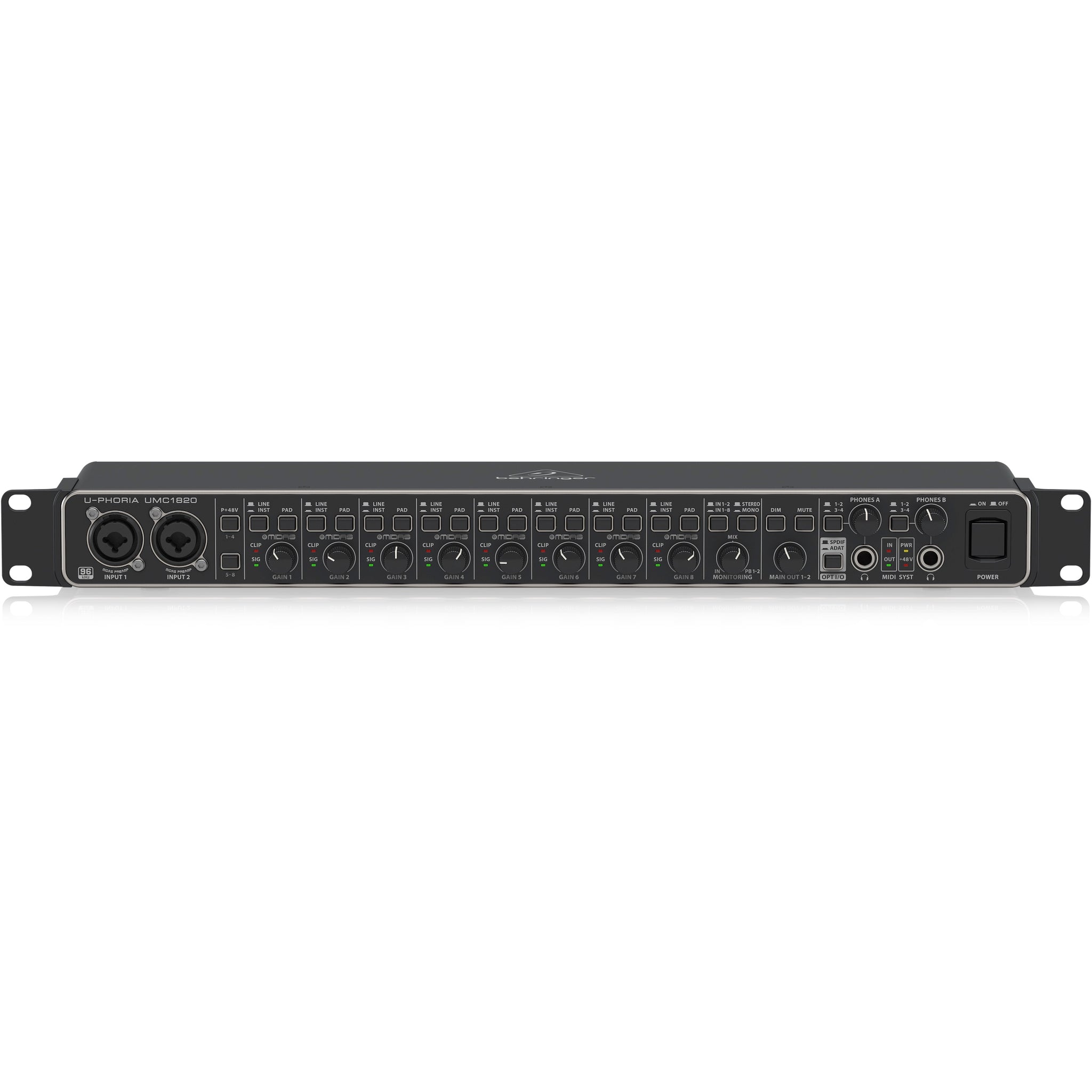 Behringer U-PHORIA UMC1820 USB 2.0 Audio Interface | Music Experience | Shop Online | South Africa