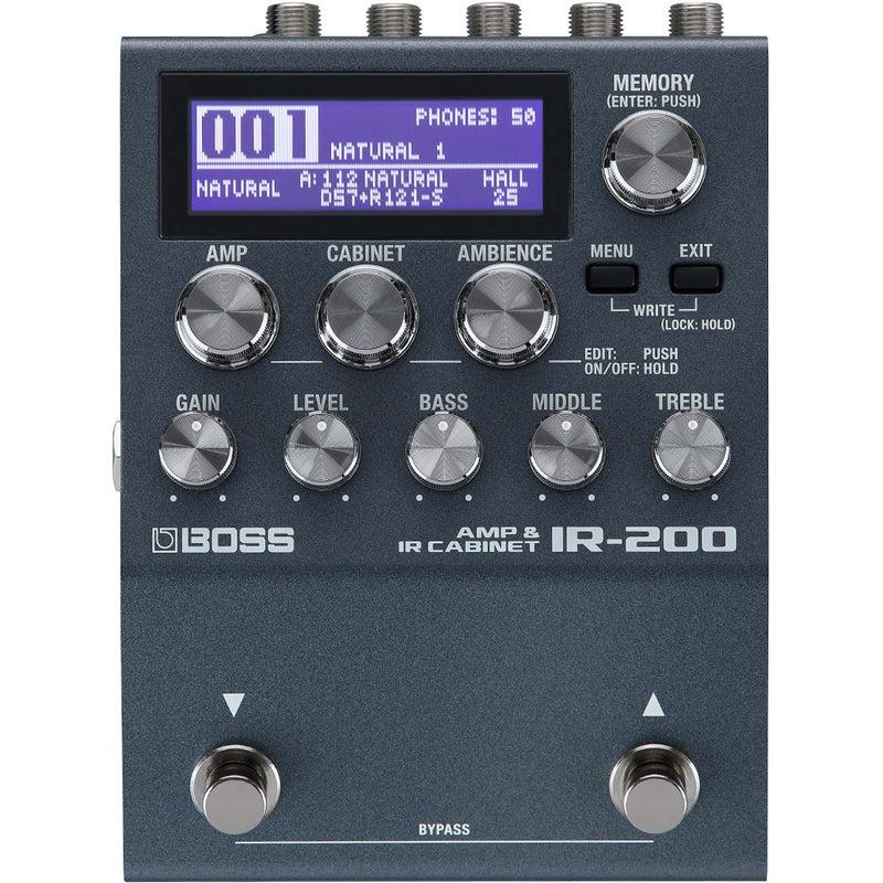 ギター BOSS IR-200 AMP & IR CABINET Boss IR-200 Amp & IR Cabinet | Music Experience Online | South Africa