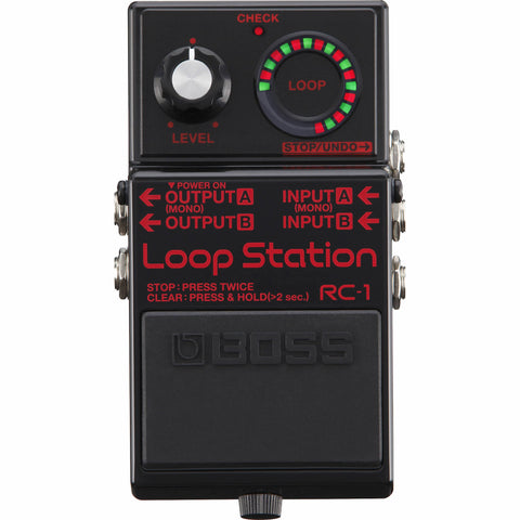 Boss RC-1 Black Loop Station Pedal | Music Experience Online