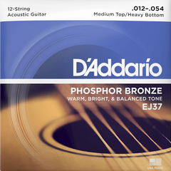 D'Addario EJ37 Phosphor Bronze 12-String Set | Music Experience | Shop Online | South Africa