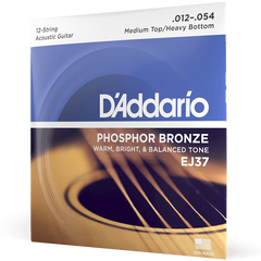 D'Addario EJ37 Phosphor Bronze 12-String Set | Music Experience | Shop Online | South Africa