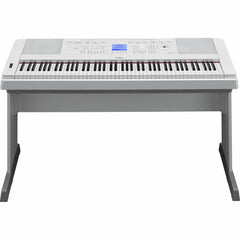 Yamaha DGX-660 Portable Grand 88-key Arranger Piano with Stand - White