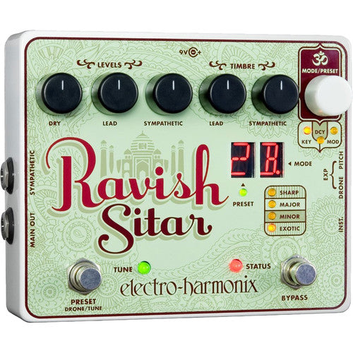 Electro-Harmonix Ravish Sitar Emulation Pedal | Music Experience | Shop Online | South Africa