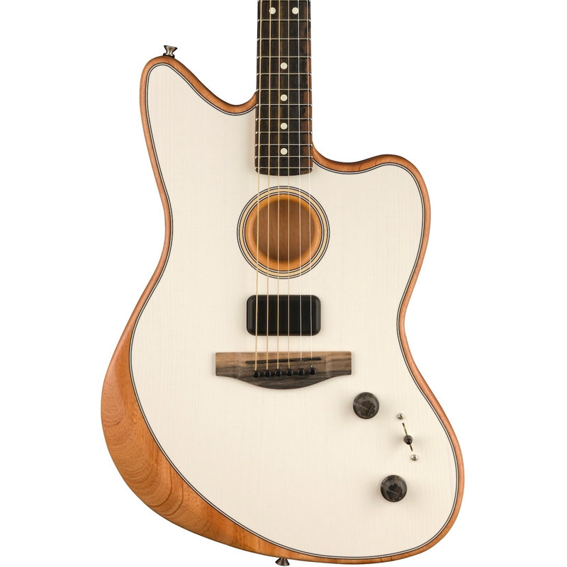 Fender Acoustasonic Jazzmaster Arctic White | Music Experience