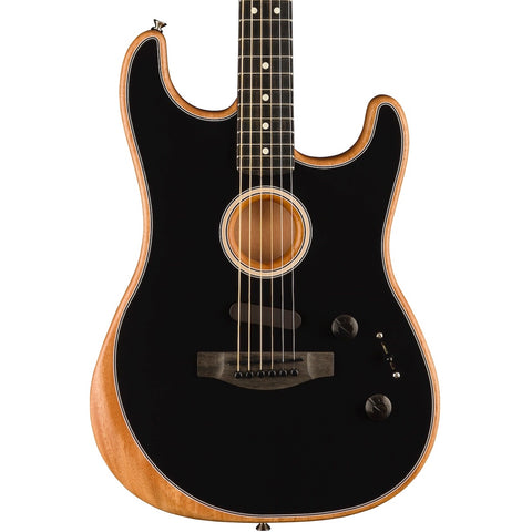 Fender Acoustasonic Stratocaster Black | Music Experience Online