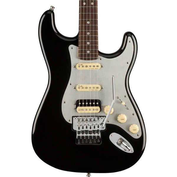 Fender American Ultra Luxe Stratocaster Floyd Rose HSS Mystic Black | Music Experience | Shop Online | South Africa