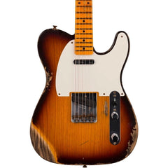 Fender Custom Shop 1958 Telecaster Heavy Relic Faded Aged Chocolate 3-Color Sunburst | Music Experience | Shop Online | South Africa