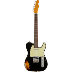 Fender Custom Shop 1960 Telecaster Custom Heavy Relic Aged Black Over Chocolate 3-Color Sunburst | Music Experience | Shop Online | South Africa