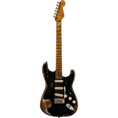 Fender Custom Shop Poblano Stratocaster Super Heavy Relic Aged Black | Music Experience | Shop Online | South Africa