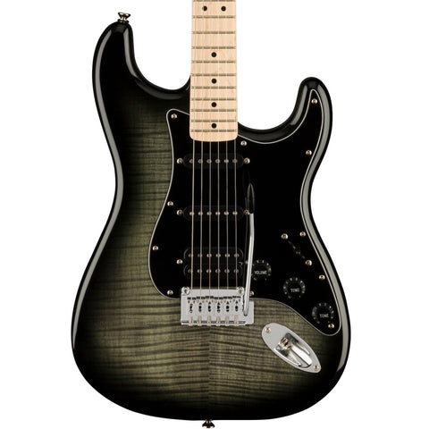 Fender Squier Affinity Strat FMT HSS Black Burst | Music