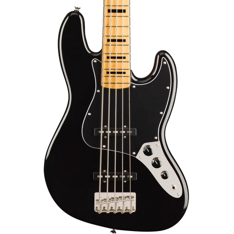 Fender Squier Classic Vibe '70s Jazz Bass V Black | Music