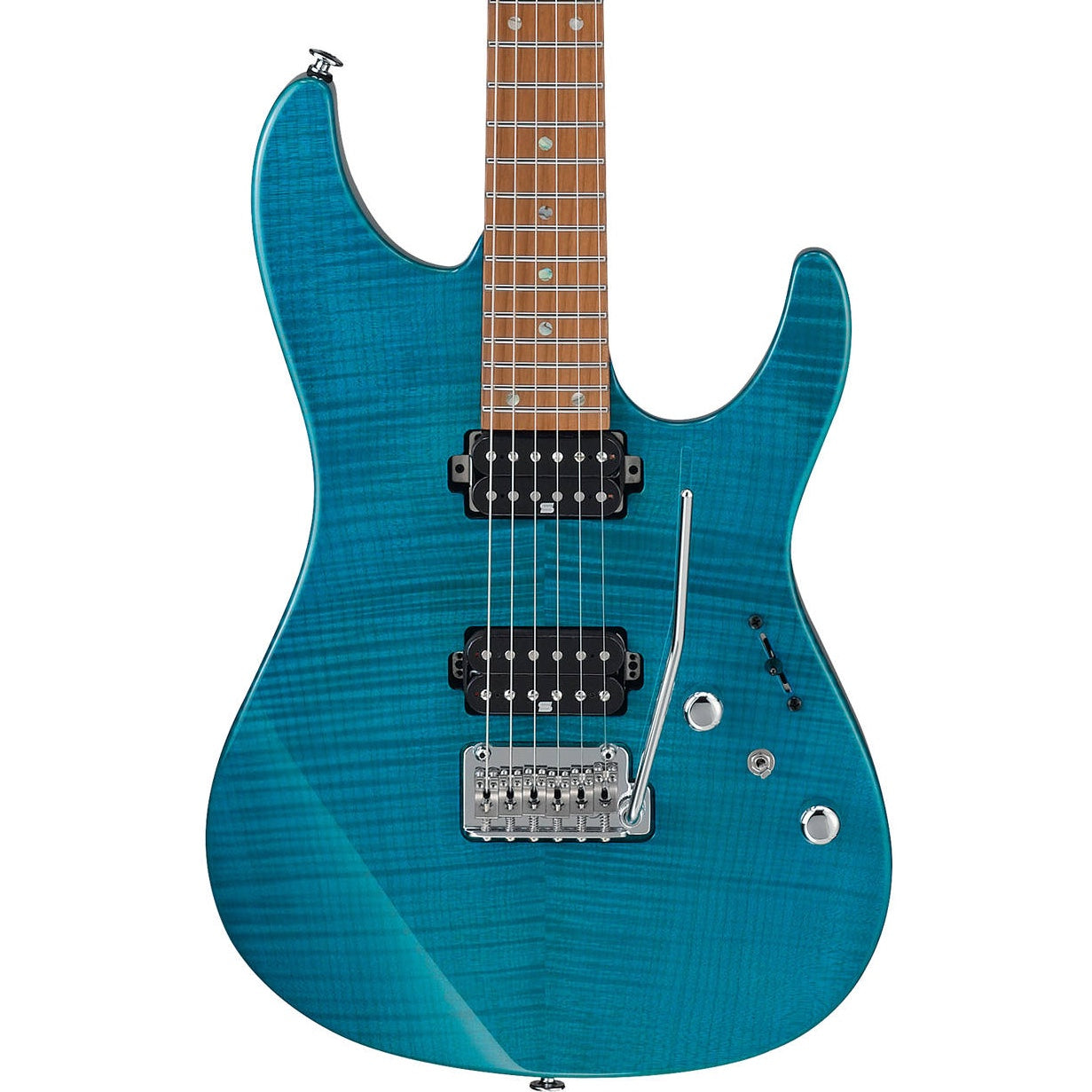 Ibanez MM1-TAB Martin Miller Signature Electric Guitar Transparent Aqua Blue | Music Experience | Shop Online | South Africa