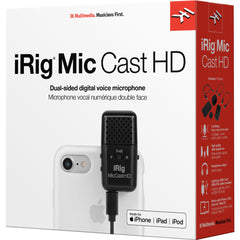 IK Multimedia iRig Mic Cast HD Dual-Sided Digital Voice Microphone | Music Experience | Shop Online | South Africa