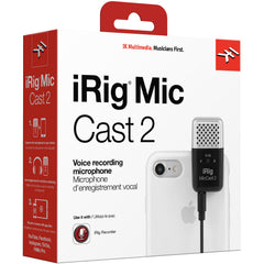 IK Multimedia iRig Mic Cast 2 Voice Recording Microphone | Music Experience | Shop Online | South Africa