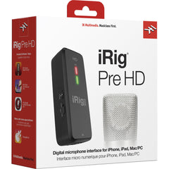 IK Multimedia iRig Pre HD Digital Microphone Interface for iPhone, iPad, Mac/PC | Music Experience | Shop Online | South Africa