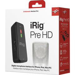 IK Multimedia iRig Pre HD Digital Microphone Interface for iPhone, iPad, Mac/PC | Music Experience | Shop Online | South Africa