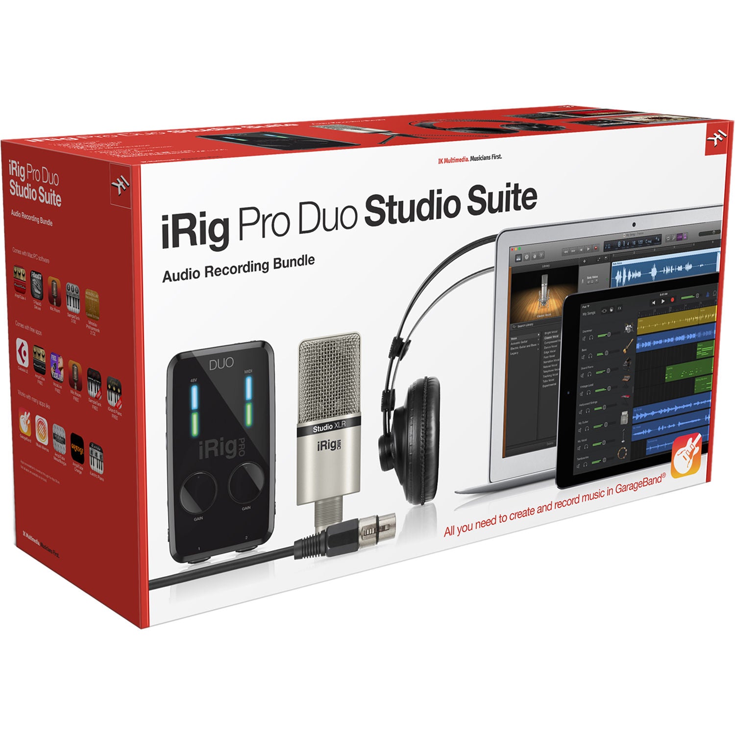 IK Multimedia iRig Pro Duo Studio Suite Audio Recording Bundle | Music Experience | Shop Online | South Africa