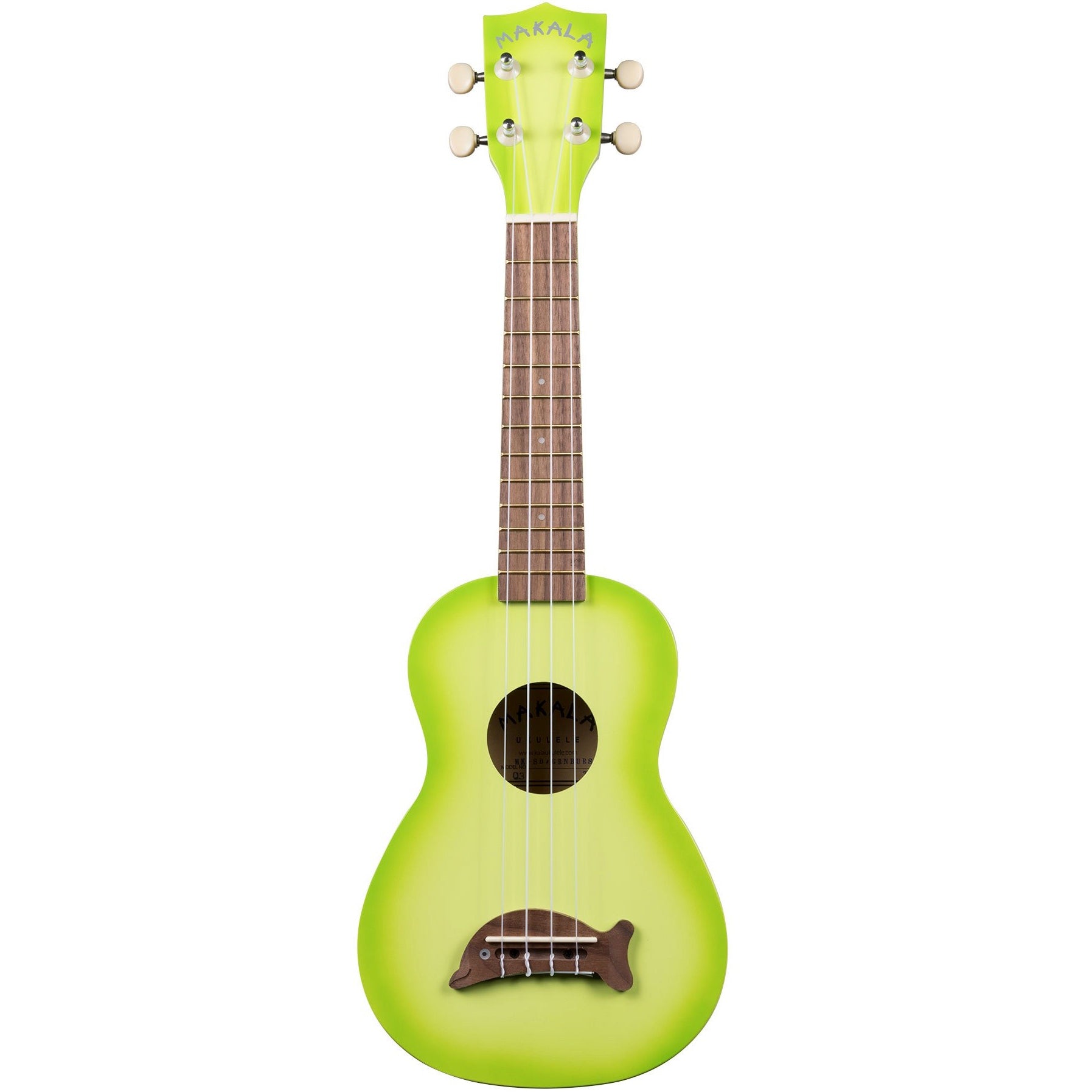 Kala MK-SD/GRNBURST Makala Green Apple Burst Soprano Dolphin | Music Experience | Shop Online | South Africa
