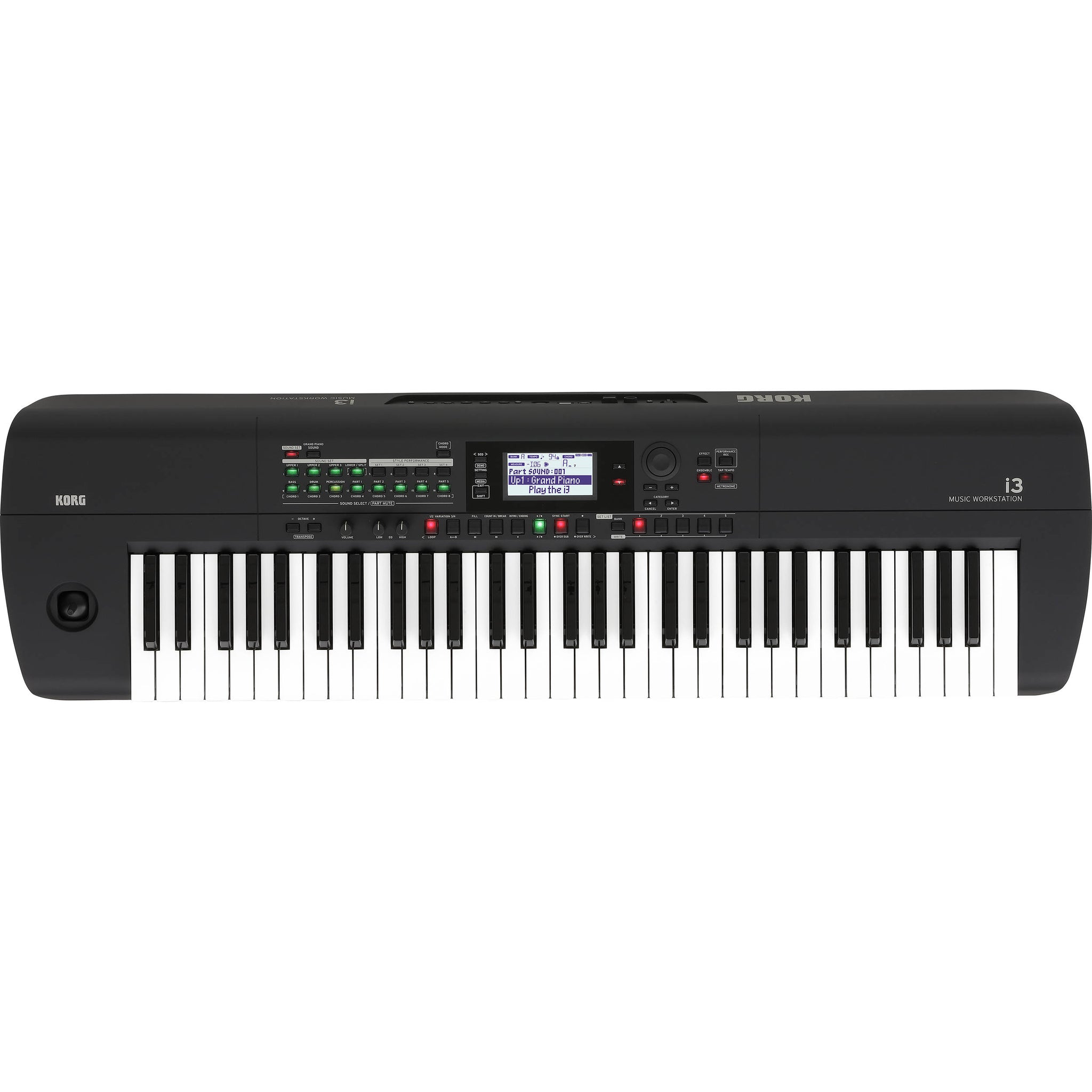 Korg i3 Music Workstation Arranger Keyboard Black | Music Experience | Shop Online | South Africa