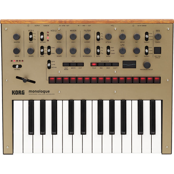 Korg Monologue Monophonic Analogue Synthesizer Gold | Music Experience | Shop Online | South Africa