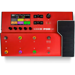 Line 6 POD Go Red Limited Edition Guitar Multi-effects Floor Processor | Music Experience | Shop Online | South Africa