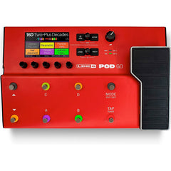 Line 6 POD Go Red Limited Edition Guitar Multi-effects Floor Processor | Music Experience | Shop Online | South Africa