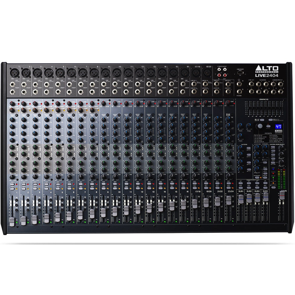 Alto LIVE 2404 Professional 24-Channel/4-Bus Mixer | Music Experience | Shop Online | South Africa