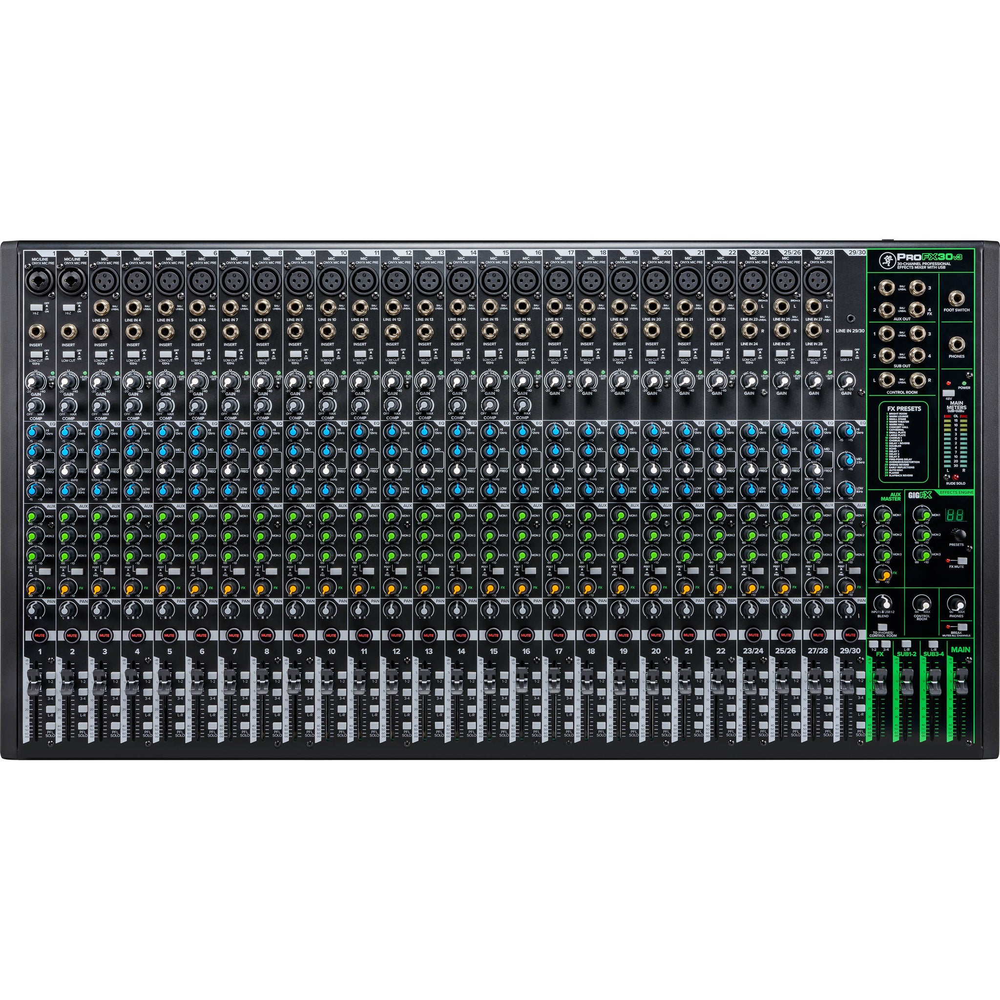 Mackie ProFX30v3 Professional Effects Mixer with USB | Music Experience | Shop Online | South Africa